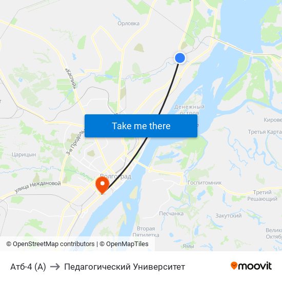 Атб-4 (А) to Педагогический Университет map