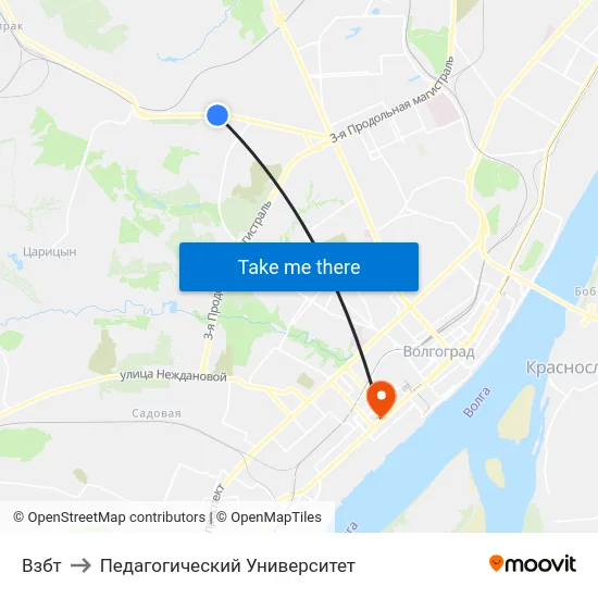 Взбт to Педагогический Университет map