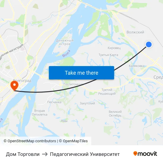 Дом Торговли to Педагогический Университет map