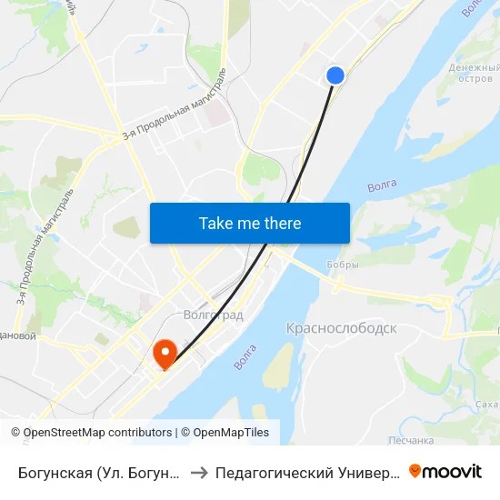 Богунская (Ул. Богунская) to Педагогический Университет map