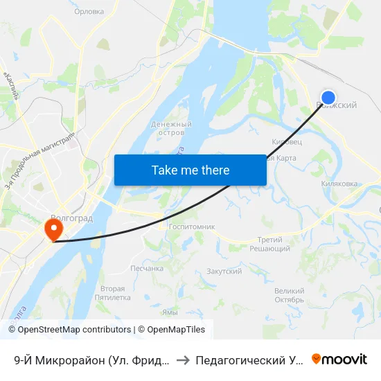 9-Й Микрорайон (Ул. Фридриха Энгельса) to Педагогический Университет map
