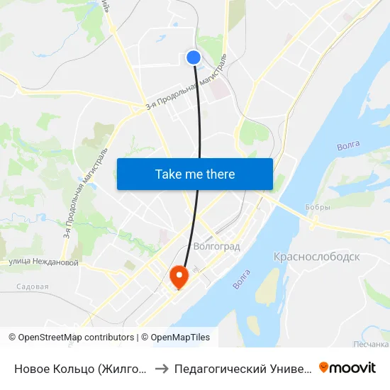 Новое Кольцо (Жилгородок) to Педагогический Университет map