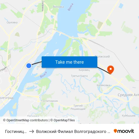 Гостиница Монолит to Волжский Филиал Волгоградского Государственного Университета map