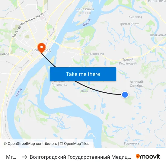 Мтф (А) to Волгоградский Государственный Медицинский Университет map