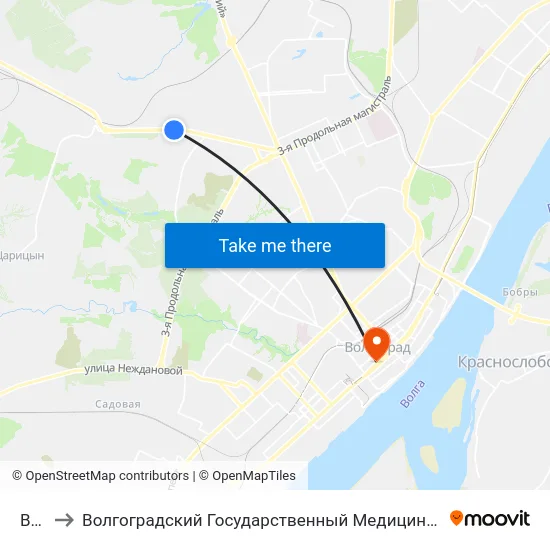 Взбт to Волгоградский Государственный Медицинский Университет map