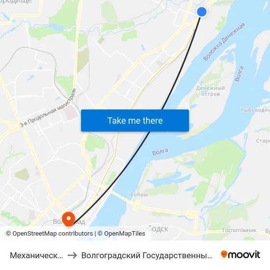 Механический Институт to Волгоградский Государственный Медицинский Университет map