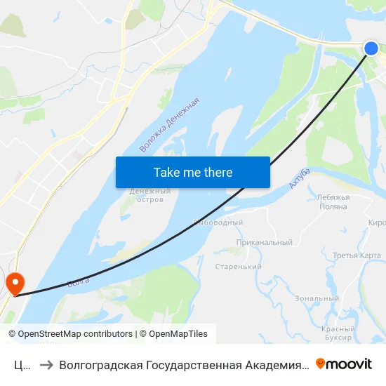 Црмз to Волгоградская Государственная Академия Физической Культуры map