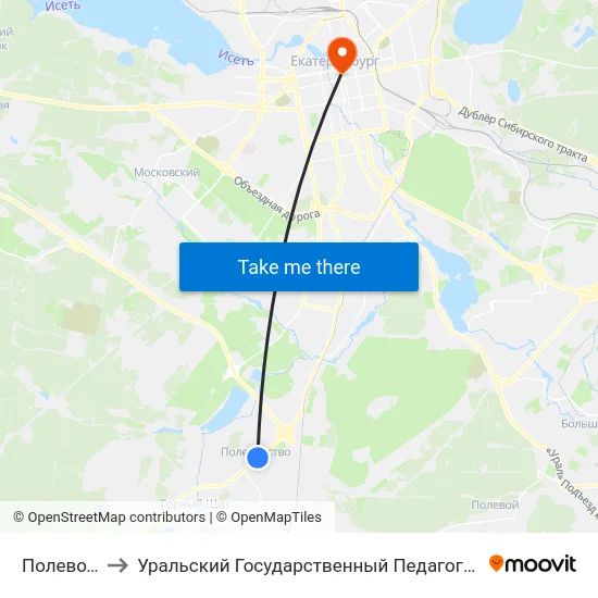 Полеводство to Уральский Государственный Педагогический Университет map