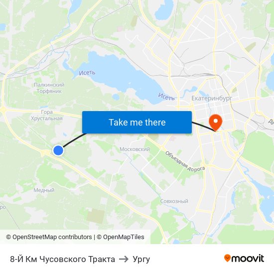 8-Й Км Чусовского Тракта to Ургу map