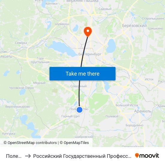 Полеводство to Российский Государственный Профессионально-Педагогический Университет map