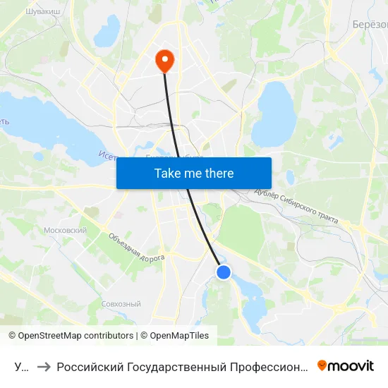 Уктус to Российский Государственный Профессионально-Педагогический Университет map