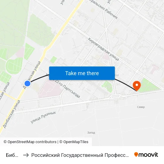 Библиотека to Российский Государственный Профессионально-Педагогический Университет map