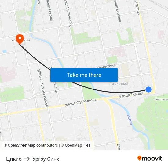 Цпкио to Ургэу-Синх map