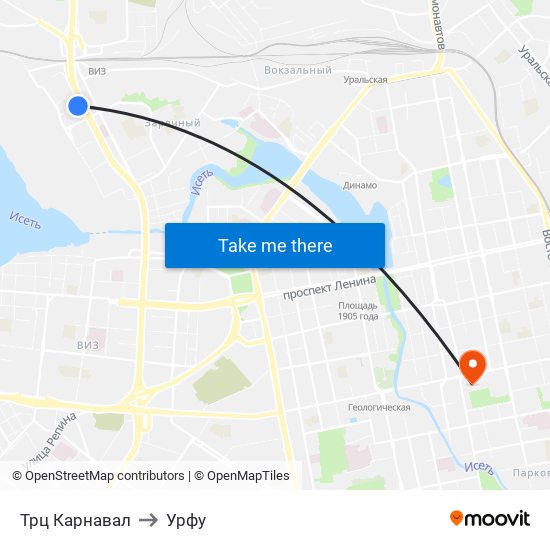 Трц Карнавал to Урфу map