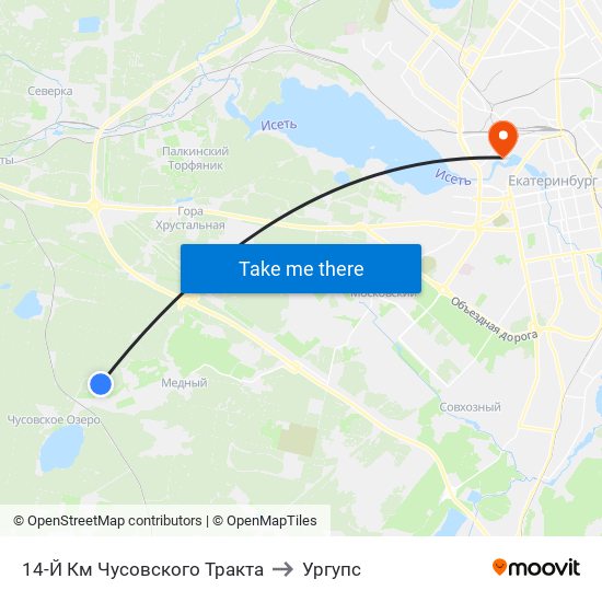 14-Й Км Чусовского Тракта to Ургупс map