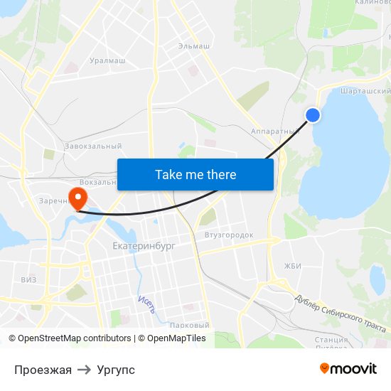 Проезжая to Ургупс map