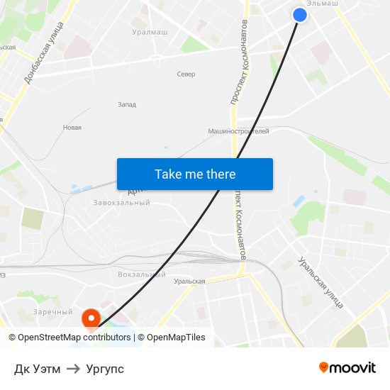 Дк Уэтм to Ургупс map