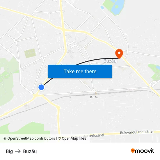 Big to Buzău map