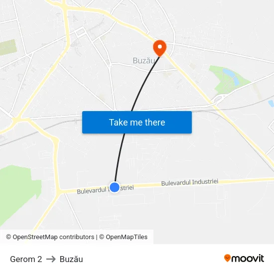 Gerom 2 to Buzău map