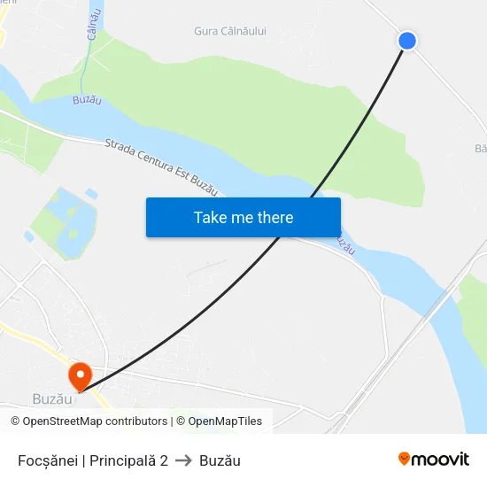 Focșănei | Principală 2 to Buzău map