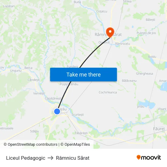 Liceul Pedagogic to Râmnicu Sărat map