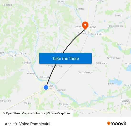 Acr to Valea Ramnicului map