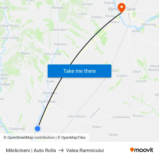 Mărăcineni | Auto Rolla to Valea Ramnicului map