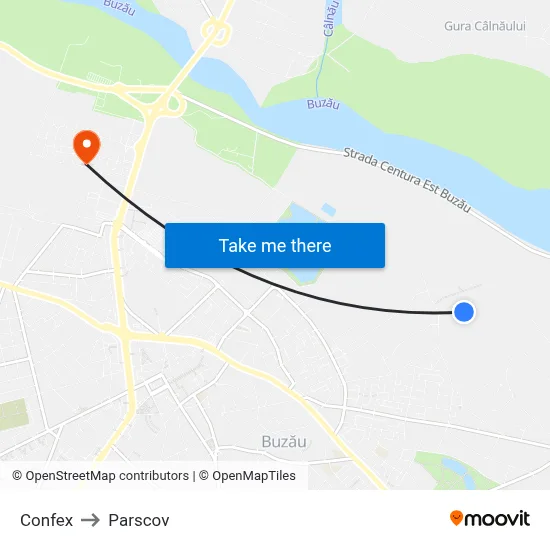 Confex to Parscov map