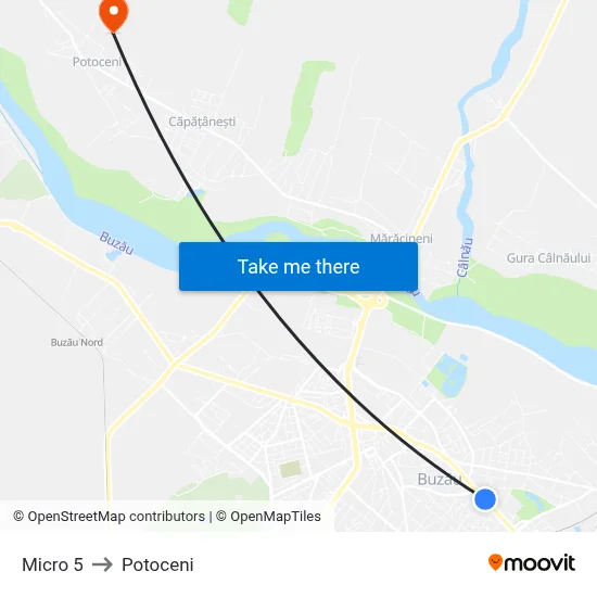 Micro 5 to Potoceni map