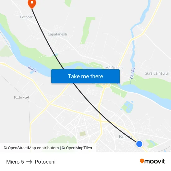 Micro 5 to Potoceni map