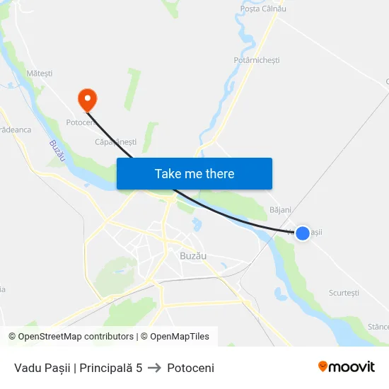 Vadu Pașii | Principală 5 to Potoceni map