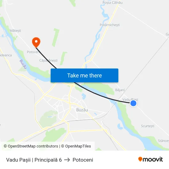 Vadu Pașii | Principală 6 to Potoceni map