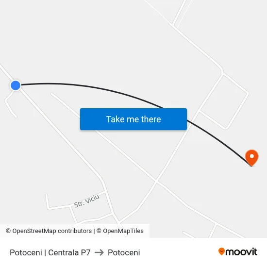 Potoceni | Centrala P7 to Potoceni map