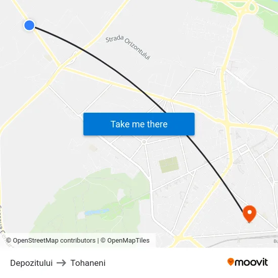 Depozitului to Tohaneni map