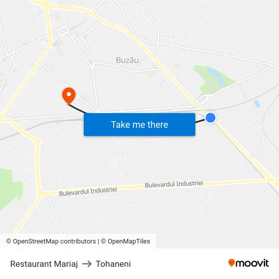 Restaurant Mariaj to Tohaneni map