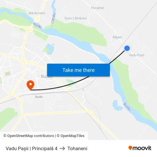 Vadu Pașii | Principală 4 to Tohaneni map
