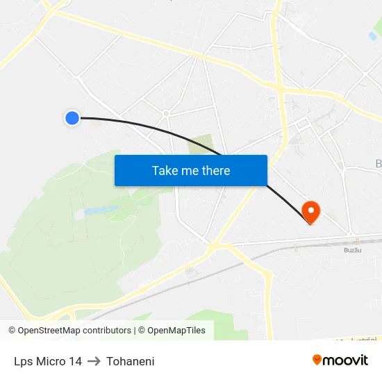 Lps Micro 14 to Tohaneni map