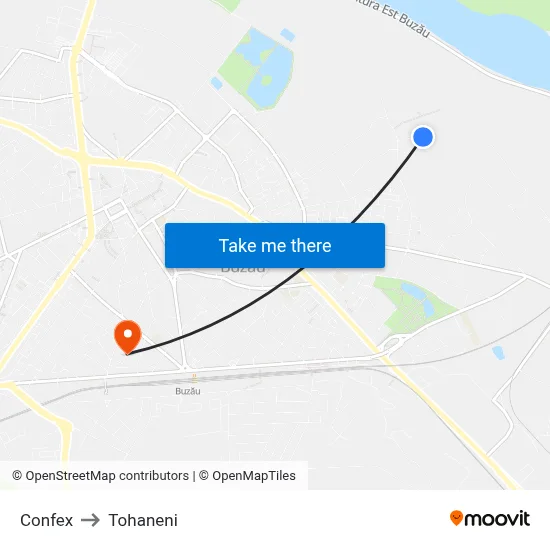 Confex to Tohaneni map