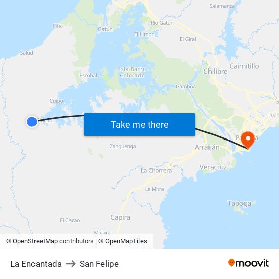 La Encantada to San Felipe map
