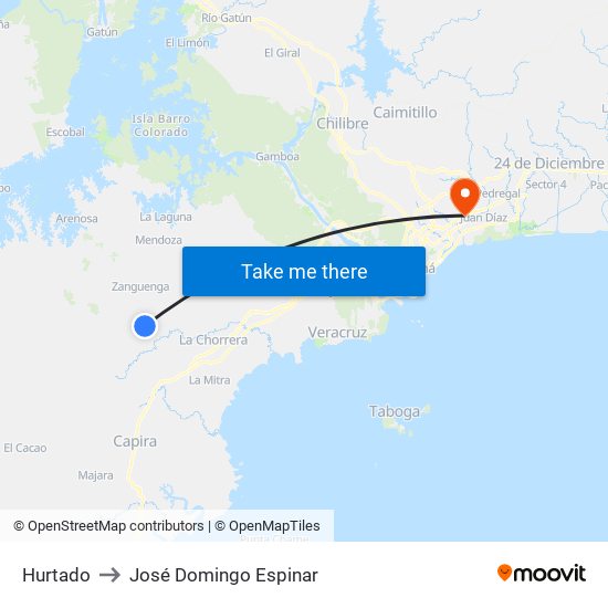 Hurtado to José Domingo Espinar map