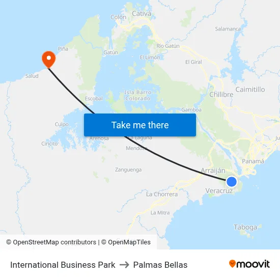 International Business Park to Palmas Bellas map