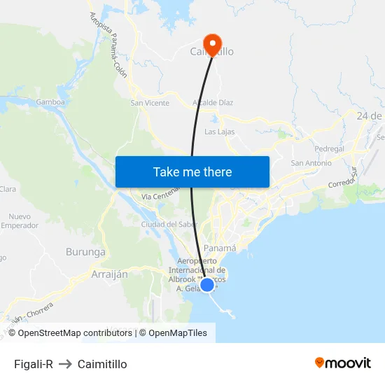 Figali-R to Caimitillo map