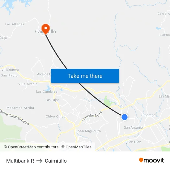 Multibank-R to Caimitillo map