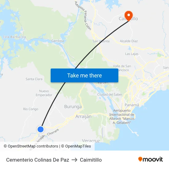 Cementerio Colinas De Paz to Caimitillo map