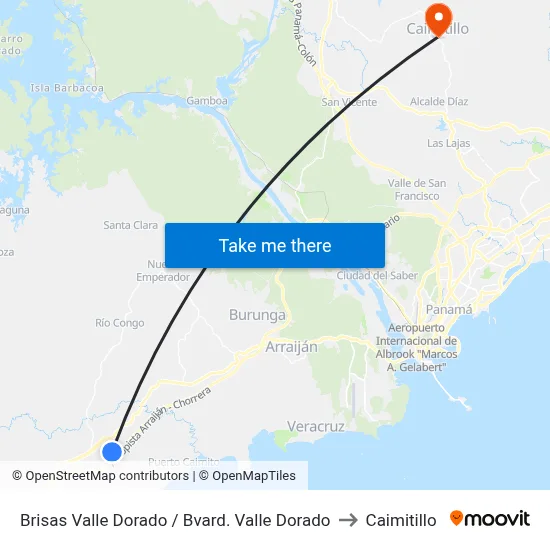 Brisas Valle Dorado / Bvard. Valle Dorado to Caimitillo map