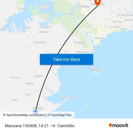 Manzana 130408, 14-21 to Caimitillo map