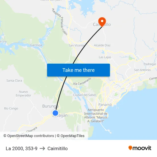 La 2000, 353-9 to Caimitillo map