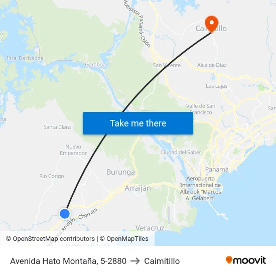 Avenida Hato Montaña, 5-2880 to Caimitillo map