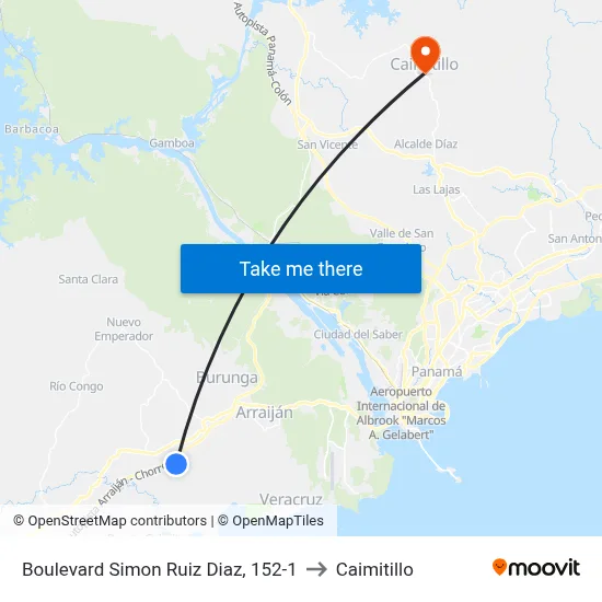 Boulevard Simon Ruiz Diaz, 152-1 to Caimitillo map