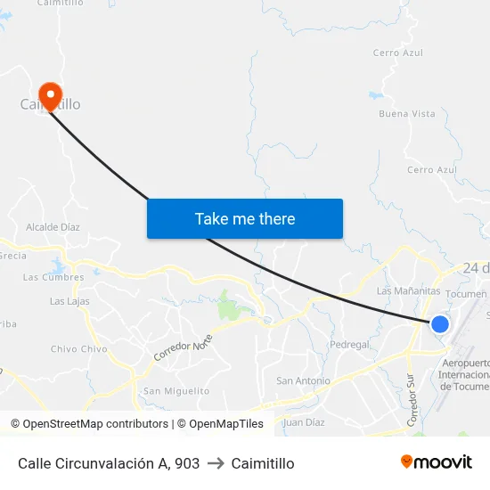Calle Circunvalación A, 903 to Caimitillo map